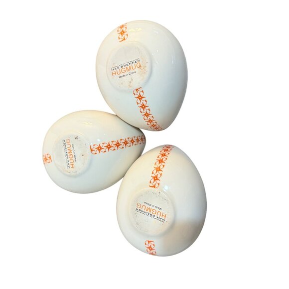 Hug Mugs By Maxwell Williams Set of 3 Teardrop Ergonomic Cozy Vibes Drinkware - Picture 2 of 12